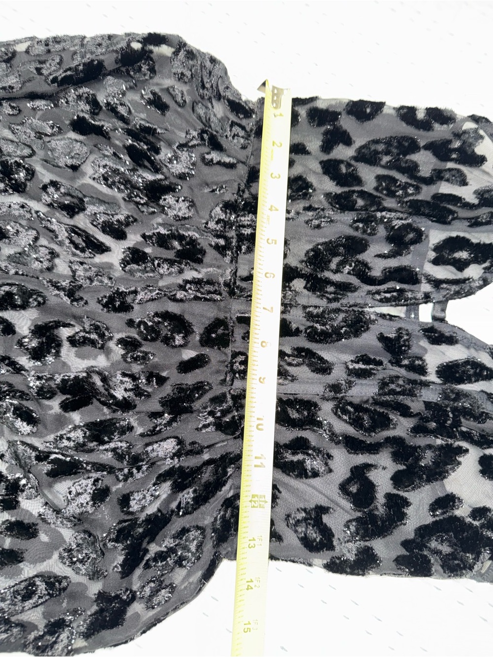 Victoria’s Secret Rare Black Velvet Leopard Corset Jumpsuit M - Picture 10 of 12